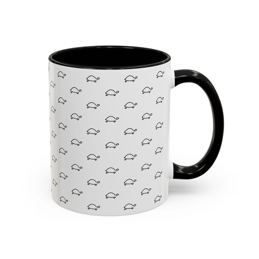 Cute Black Tortoise Accent Coffee and tea Mug