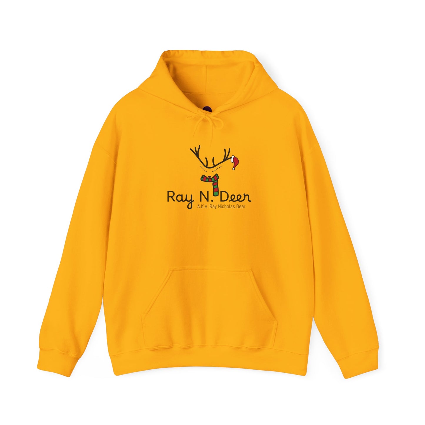 Ray N. Deer Christmas Hoodie — Cute Reindeer Holiday Sweatshirt