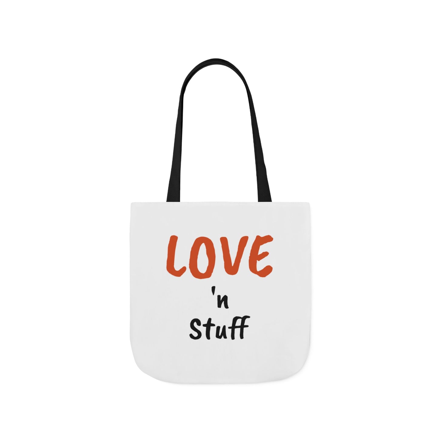 Love 'n Stuff Canvas Tote Bag with 5 Color Straps
