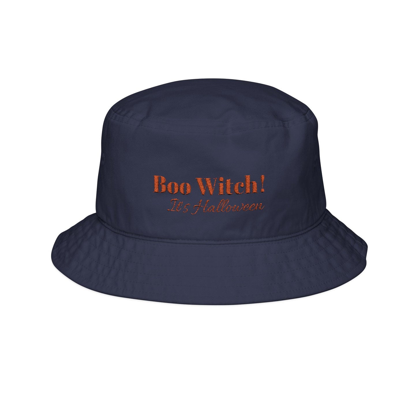Embroidered Bucket Hat - "Boo Witch It's Halloween"