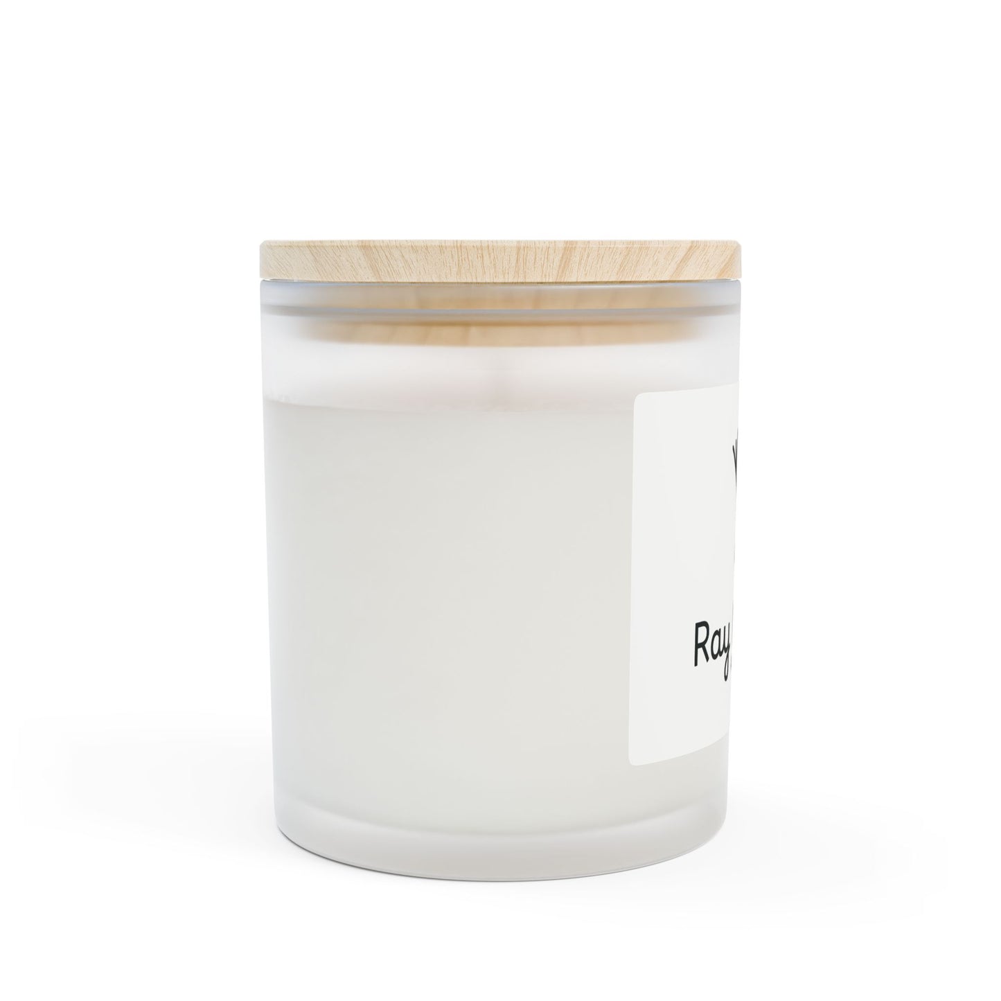 Ray N. Deer Holiday Frosted Glass Candle — 11oz Christmas Scented Candle