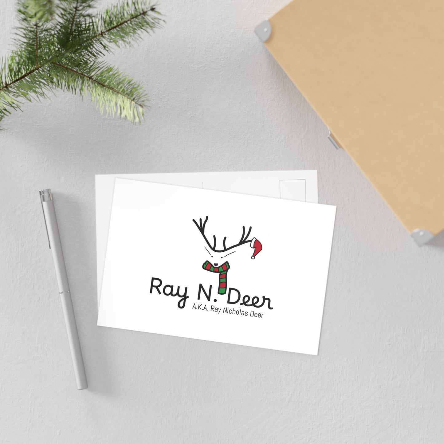 Ray N. Deer Christmas Postcards – Festive Fine Art Holiday Cards (Ray Nicholas Deer)