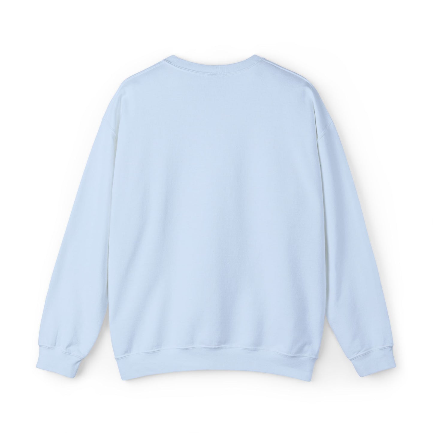 Embroidered Christmas Reindeer Minimalist Crewneck Sweatshirt
