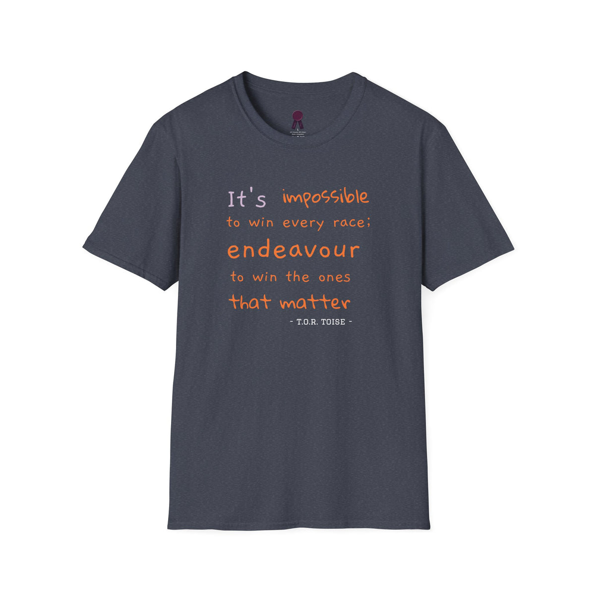 Inspirational Quote T-Shirt - "It's Impossible to Win Every Race" Unisex Softstyle Tee