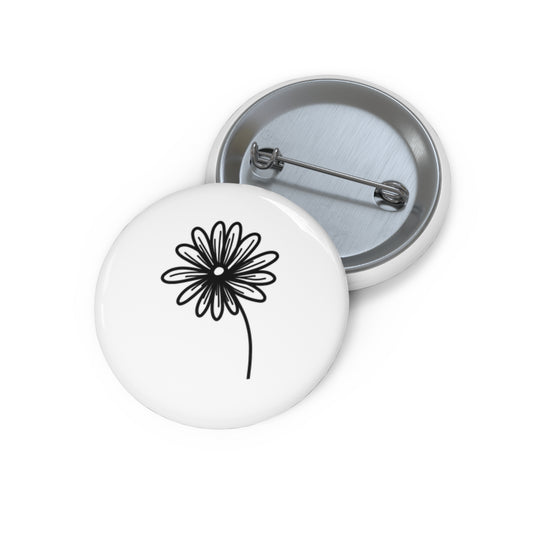 White Pin Button - Old Wounds and Forever Afters Merch
