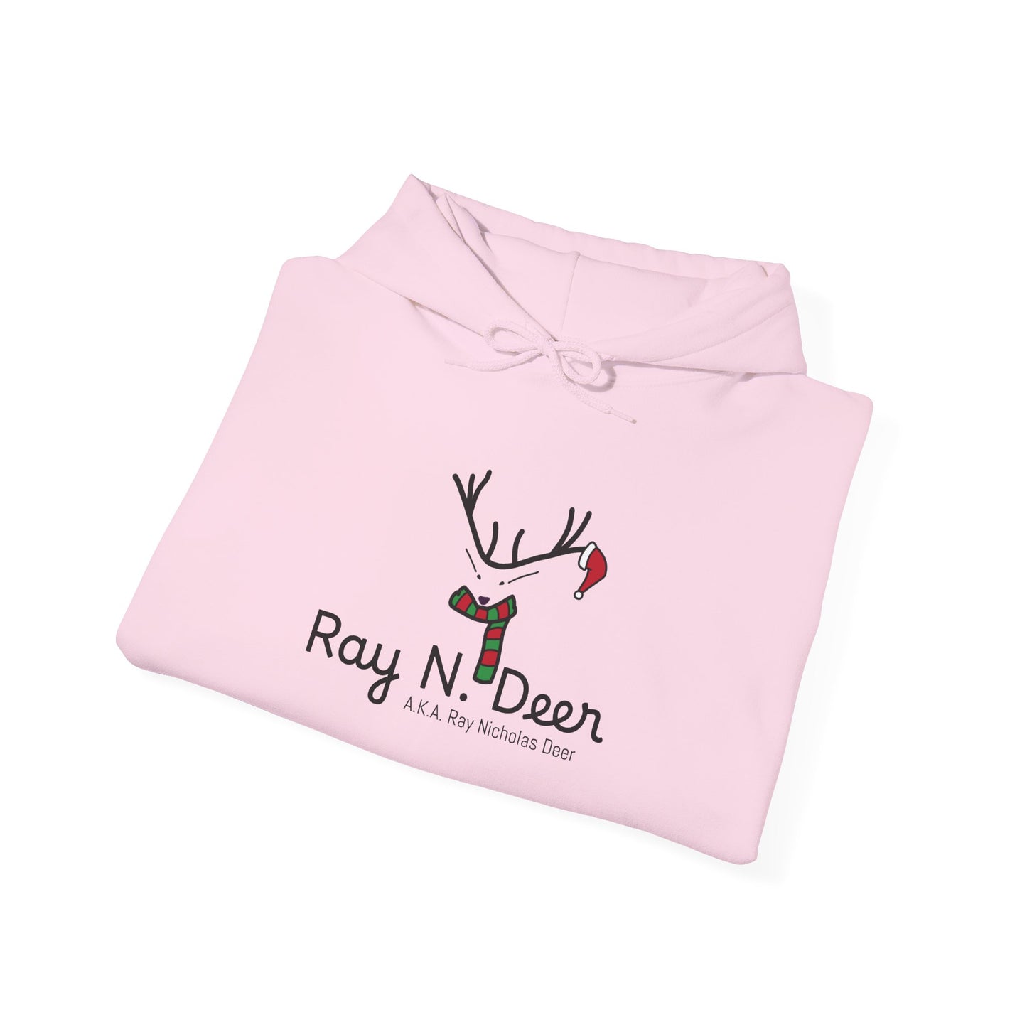 Ray N. Deer Christmas Hoodie — Cute Reindeer Holiday Sweatshirt