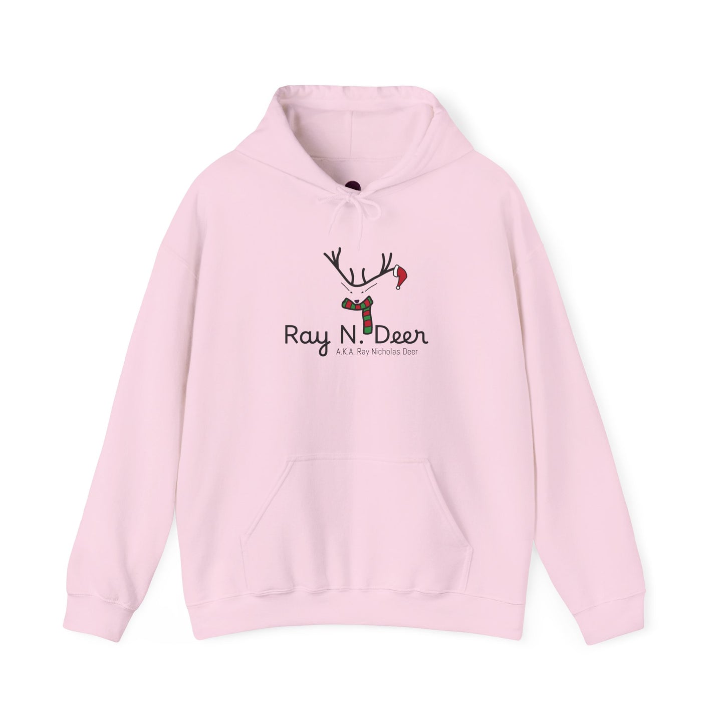 Ray N. Deer Christmas Hoodie — Cute Reindeer Holiday Sweatshirt