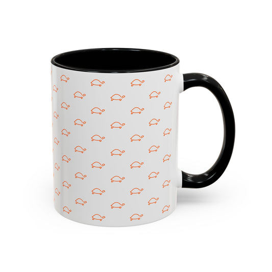 Cute Orange Tortoise Accent Coffee and tea Mug