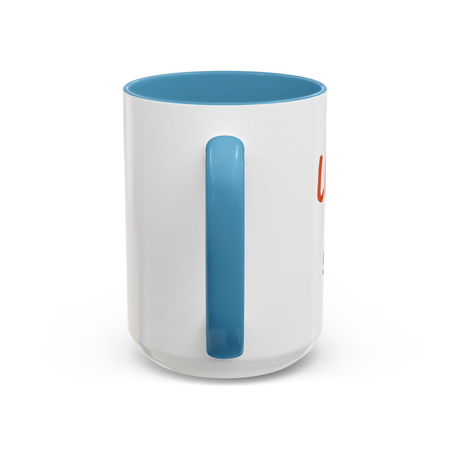 "Love 'n Stuff" Accent Coffee Mug | Cute Quote Mug for Home & Office