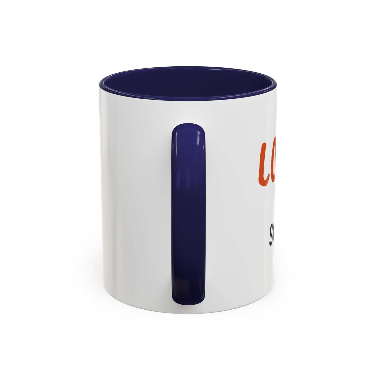 "Love 'n Stuff" Accent Coffee Mug | Cute Quote Mug for Home & Office