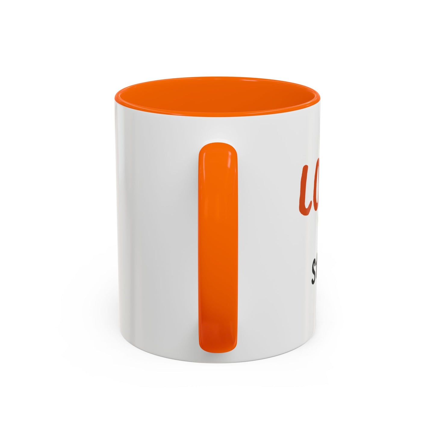 "Love 'n Stuff" Accent Coffee Mug | Cute Quote Mug for Home & Office