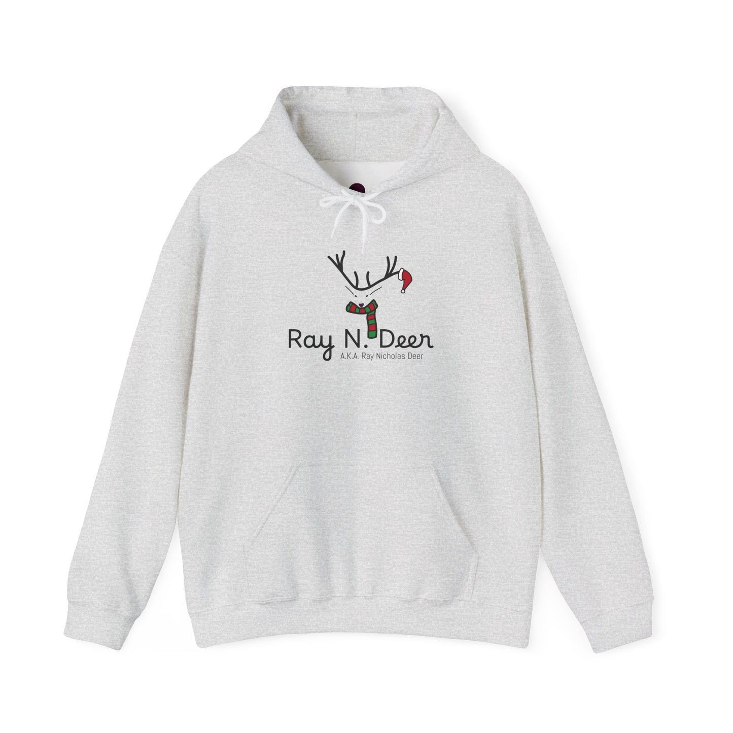 Ray N. Deer Christmas Hoodie — Cute Reindeer Holiday Sweatshirt