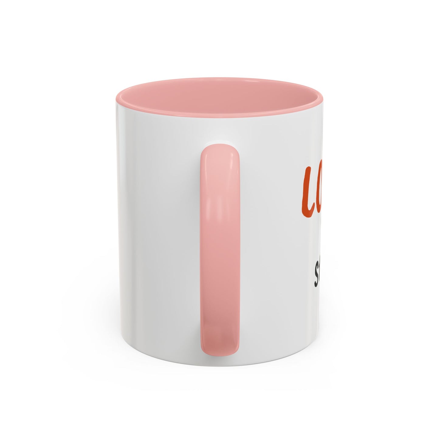 "Love 'n Stuff" Accent Coffee Mug | Cute Quote Mug for Home & Office