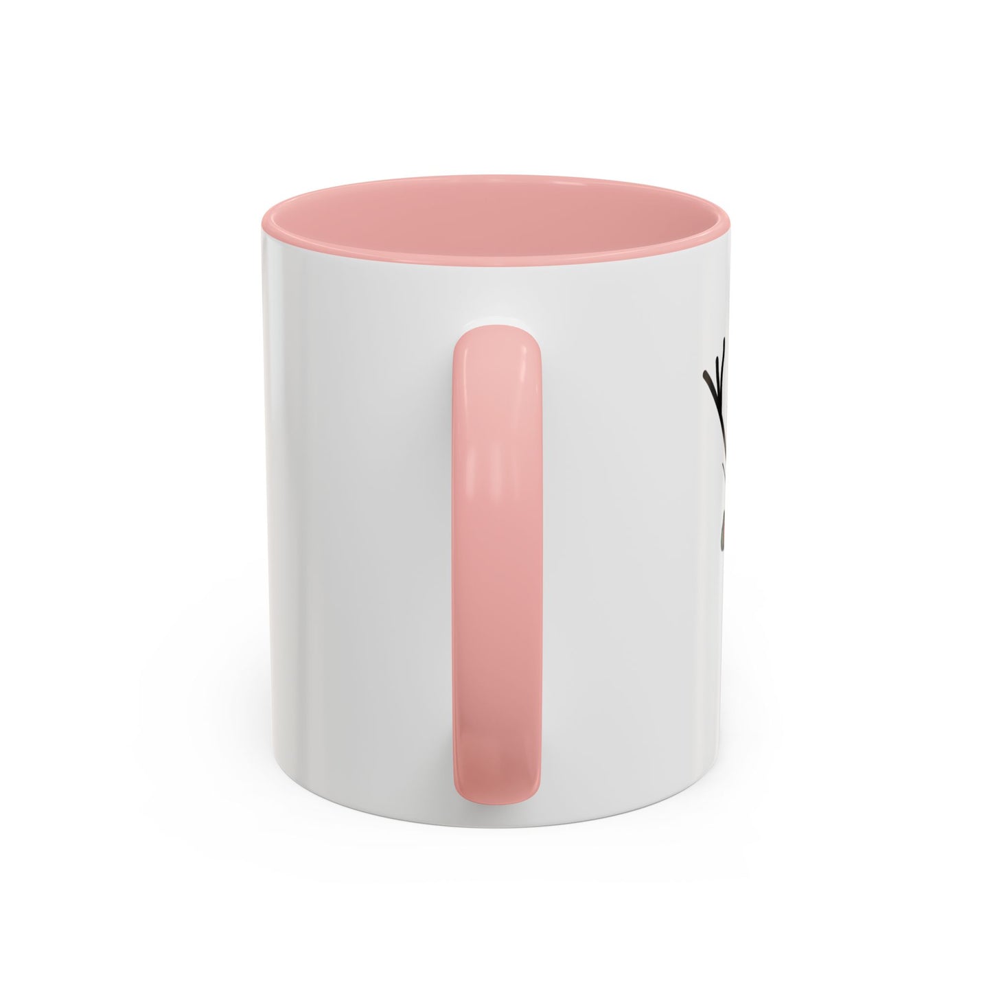 Reindeer Coffee Mug — Cute Minimal Holiday Accent Mug (11oz)