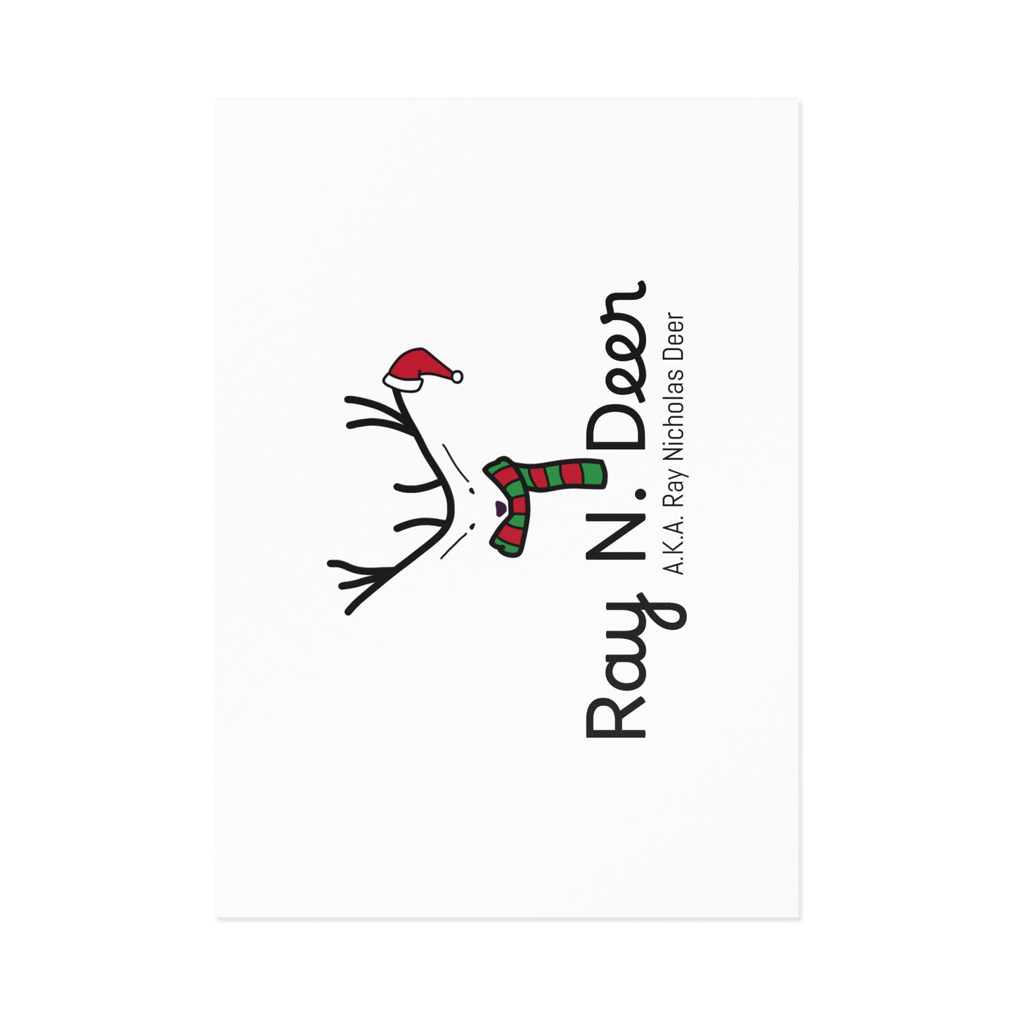 Ray N. Deer Christmas Postcards – Festive Fine Art Holiday Cards (Ray Nicholas Deer)