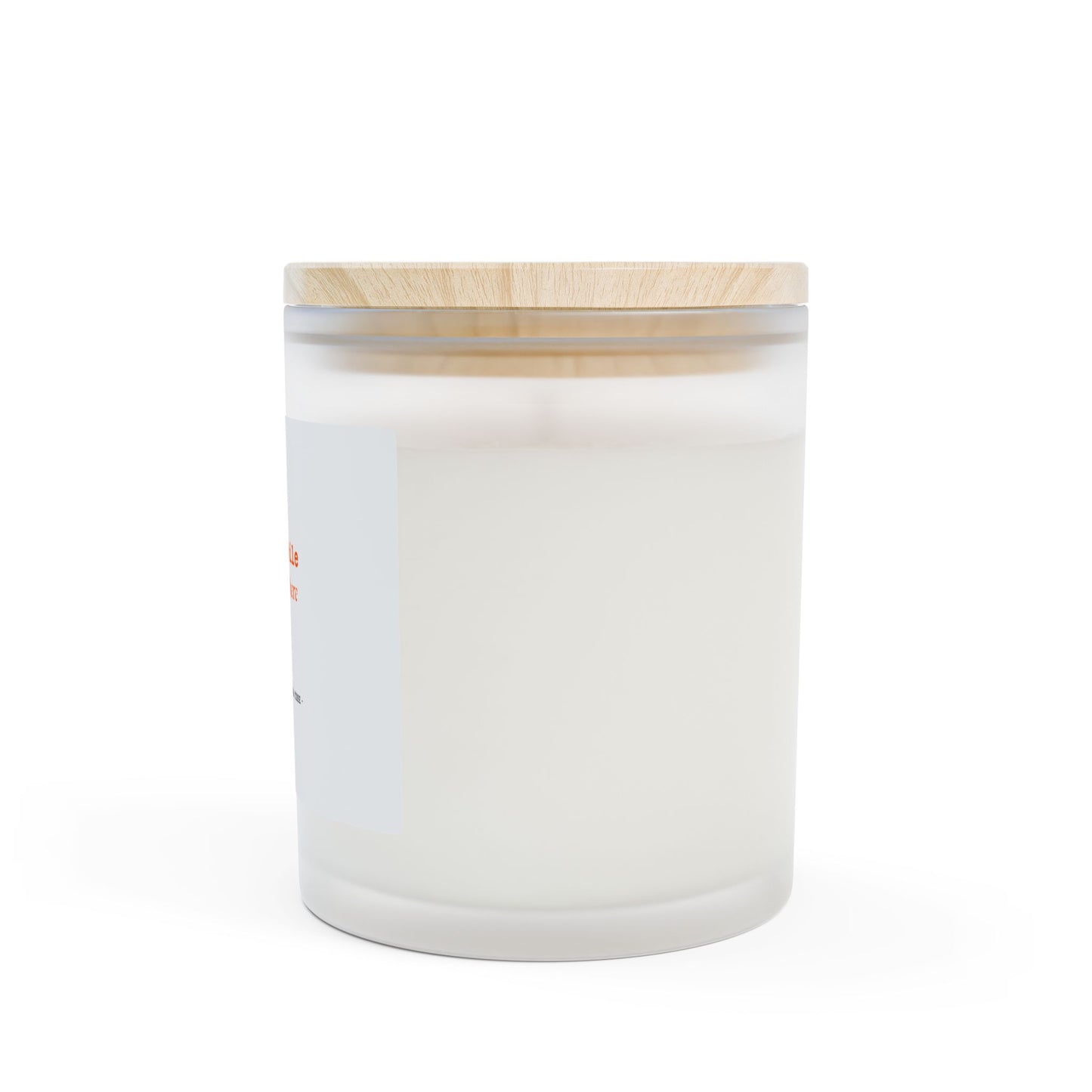 Copy of Candle, Tortoise Quote Frosted Glass