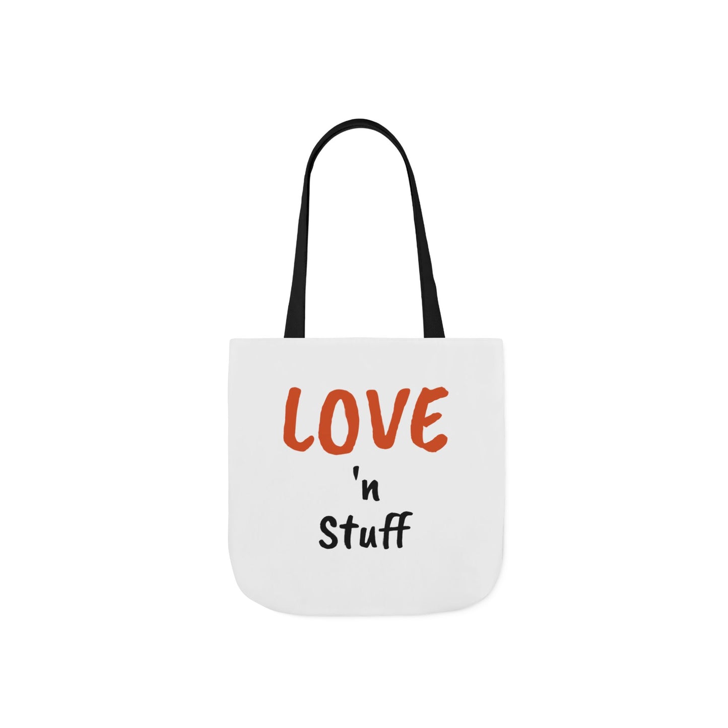 Love 'n Stuff Canvas Tote Bag with 5 Color Straps