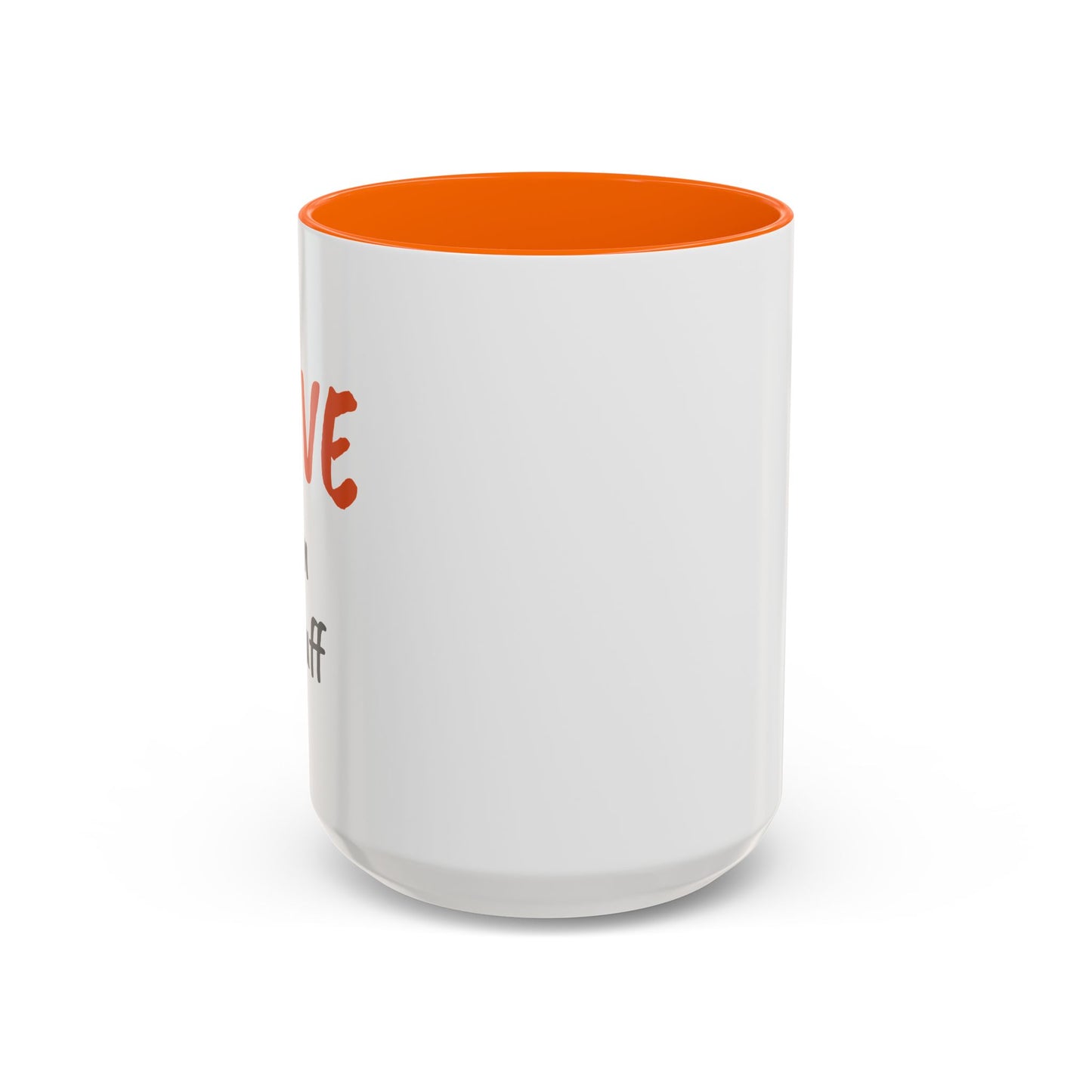 "Love 'n Stuff" Accent Coffee Mug | Cute Quote Mug for Home & Office