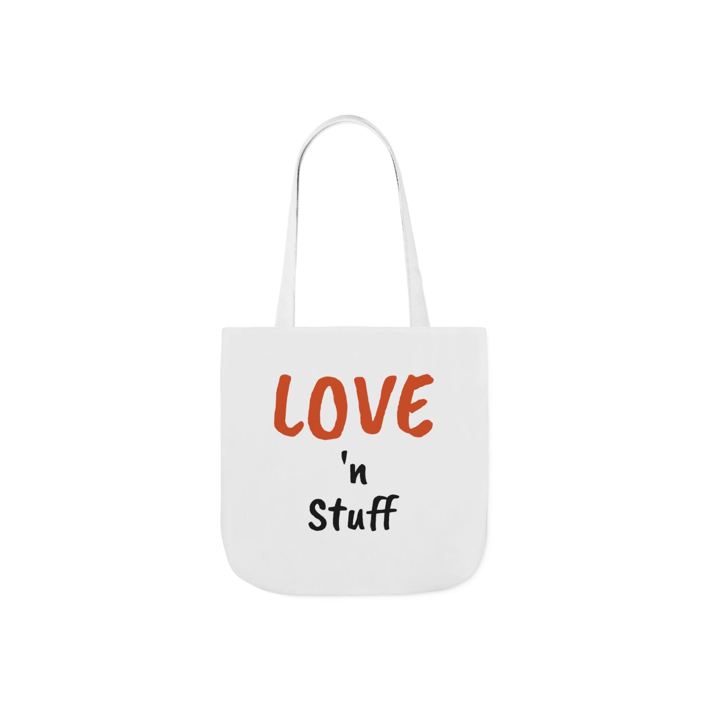 Love 'n Stuff Canvas Tote Bag with 5 Color Straps