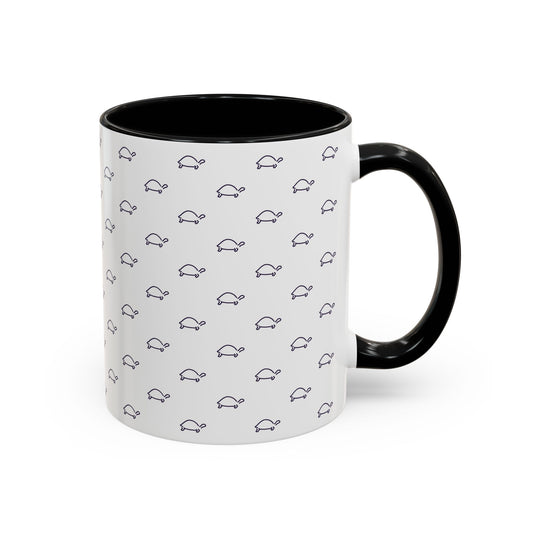 Cute Dark Purple Tortoise Accent Coffee and tea Mug
