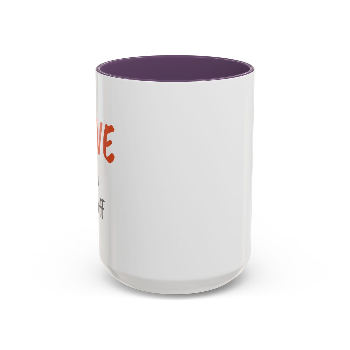 "Love 'n Stuff" Accent Coffee Mug | Cute Quote Mug for Home & Office