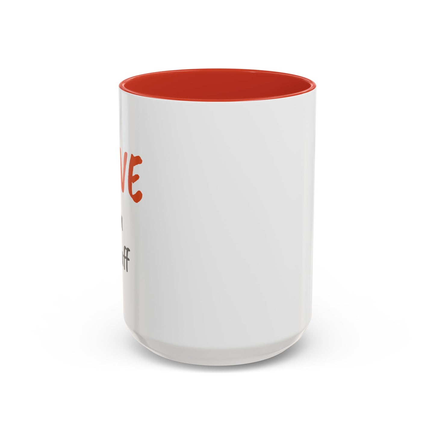 "Love 'n Stuff" Accent Coffee Mug | Cute Quote Mug for Home & Office