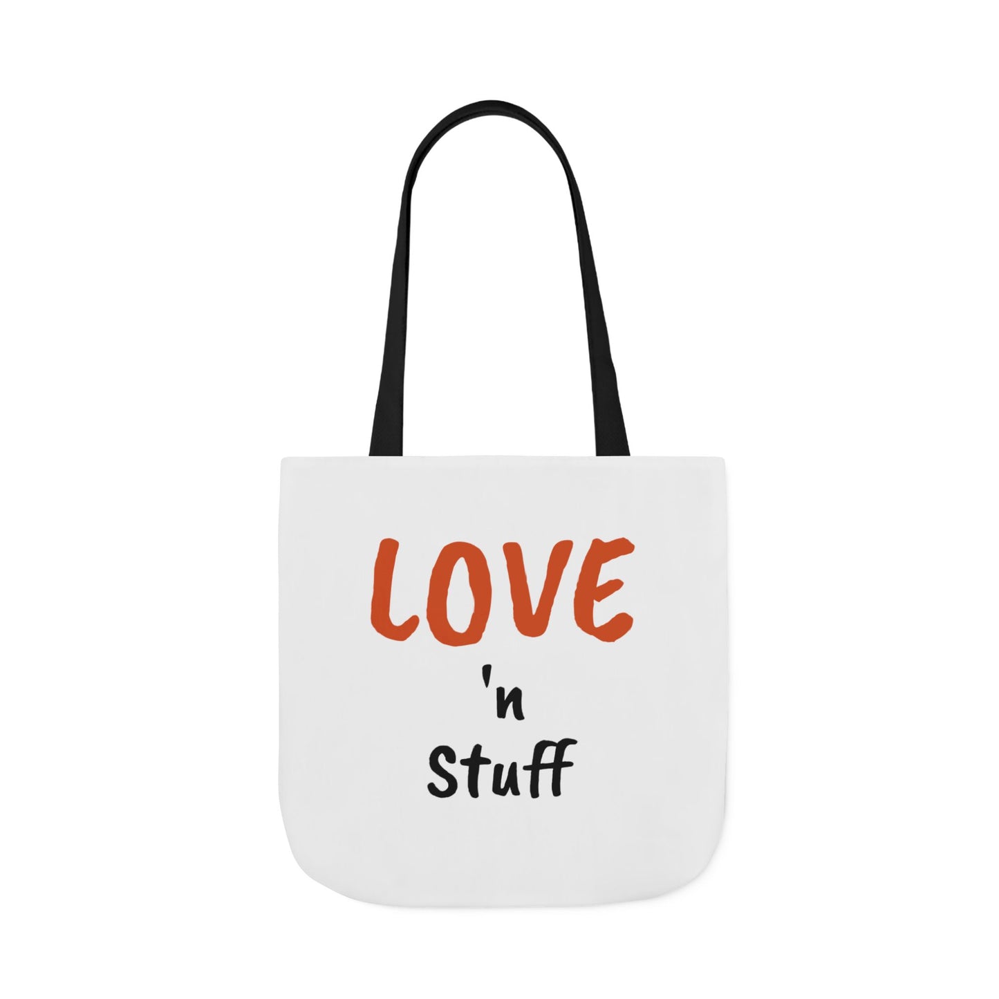 Love 'n Stuff Canvas Tote Bag with 5 Color Straps
