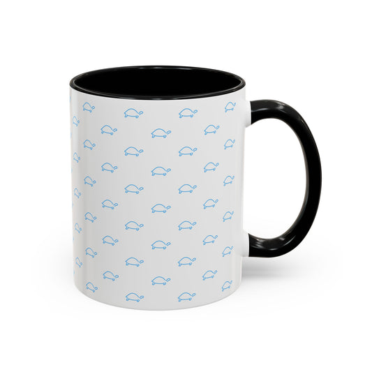 Cute Blue Tortoise Accent Coffee and tea Mug