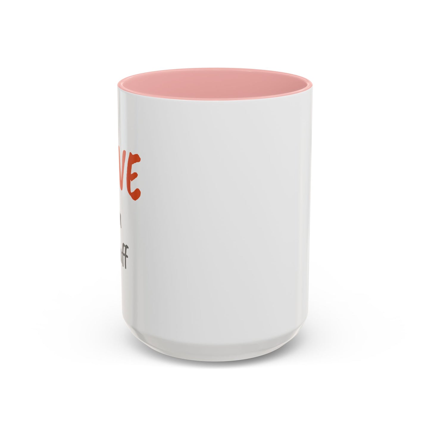 "Love 'n Stuff" Accent Coffee Mug | Cute Quote Mug for Home & Office